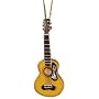 Miniature Spanish Acoustic Guitar Christmas Ornament 4"