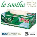 Le Soothe Powder Free Latex Gloves Le Soothe Powder Free Latex Gloves