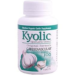 Kyolic Garlic Formula 100 Original Cardiovascular Formula (200 Tablets)