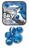 Mega Marbles - BLUE JAY MARBLES NET (1 Shooter Marble, 24 Player Marbles & 2 Display Rings)