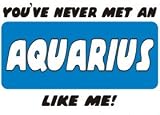 YOU VE NEVER MET AN AQUARIUS LIKE ME! T-Shirt (Various Colors Available)
