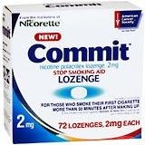 Commit Stop Smoking Lozenges Control with 2mg - 72 ea