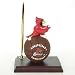 Louisville Cardinals 6" Mascot Basketball Desk Set - NCAA College Athletics