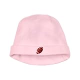 Artsmith, Inc. Baby Hat Football Equals Life - Petal Pink