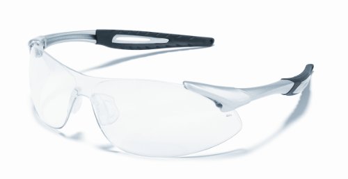 MCR Safety Inertia Safety Glasses, Silver Frame