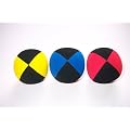 Jonglierball 3 set rot-schwarz gelb-schwarz blau-schwarz