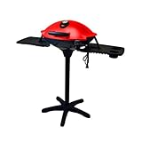 Chi Cuisine CC1053 Nonstick Ceramic Indoor/Outdoor Grill, Red