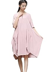 Petite Cotton/Linen/Viscose Summer  Dress