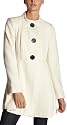 Jessica Simpson Women's Single Breasted Coat With Stand Collar