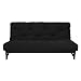 Mozaic Queen Size 10-inch Cotton Twill Futon Mattress, Black