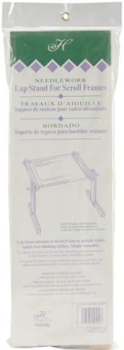 Deluxe Hardwood Scroll Frame Lap Stand-