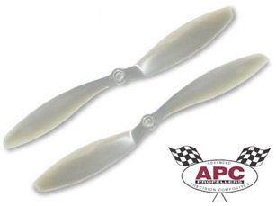 313b7CqQ4zL APC 12x3.8SFP Slow Flyer Counter Rotating Pair Electric RC Airplane + Heli Composite Propellers
