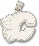 LogoArt Calgary Flames Sterling Silver Pendant
