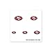 NFL San Francisco 49ers 4-Pack Temporary Nail Tattoos