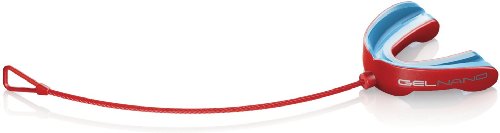External hard drive:Shock Doctor Gel Nano Convertible Mouthguard (Pearl Red, Adult)