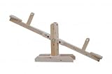 Eureka Teeter Totter See Saw 36"hx13"wx94"d, Red Cedar Wood, Adjustable Height, Holds Upto 300lb