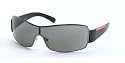 PRADA SPS 52ES 5AV5Z1 GUNMETAL BLACK POLARIZED SUNGLASSES