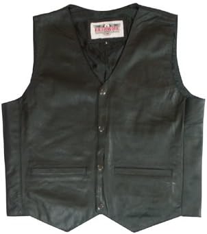 XX-Large Leather RIDING Vest-by-RIDERWARE