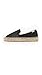 Soludos Women's Platform Leather Smoking Slippers