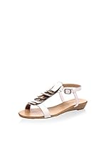 Bueno Sandalias planas (Blanco)