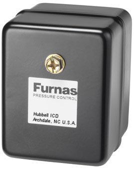 Pressure switch for air compressor made by Furnas / Hubbell Heavy Duty 69HB1 140-175 single port