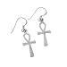 Sterling Silver Egyptian Ankh Cross Earrings