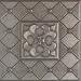 Marazzi i Metalli Di Marazzi Accent Deco 6 x 6 Fleur De Lis Wall Brushed Nickel Wall Ceramic Tile & Stone