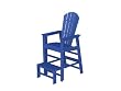 Recycled Venice Beach Outdoor Patio Adirondack Lifeguard Chair - Ocean Blue