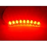 Zitrades RED 9 LED NEON BOAT HOME POD LIGHT BRIGHT ACCENT GLOW 9LED FLEXIBLE... by ONE STORE