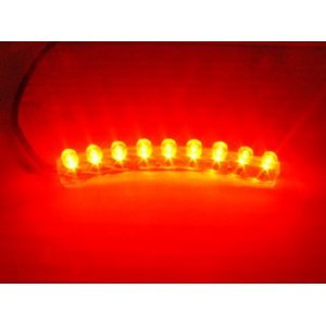 AIT RED 9 LED NEON BOAT / HOME / POD LIGHT BRIGHT ACCENT GLOW 9LED FLEXIBLE WATERPROOF