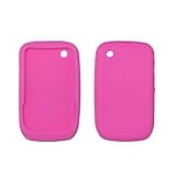 Hot Pink Soft Silicone Gel Skin Cover Case for BlackBerry Curve 8520 [Acces ....