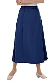 7-day knit A-line skirt