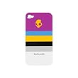 Skullcandy Stripe iPhone 4 Clip-On Hard Case - Purple