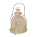 Lantern Shaped Ivory Metal Tealight Tea Light Holder