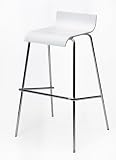 CLP - Tabouret de bar Manhatten - blanc