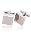 Classic Silver Square Cufflink
