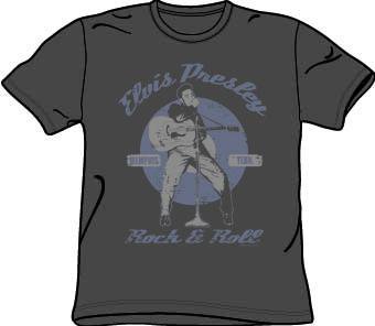 Elvis Presley ROCK & ROLL Classic Adult T-shirt