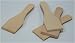8 Stck. Raclettespachtel, Raclette-Kratzer, Holz-Spachtel, Buche