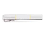Two Toned Sterling Silver Tie Clip