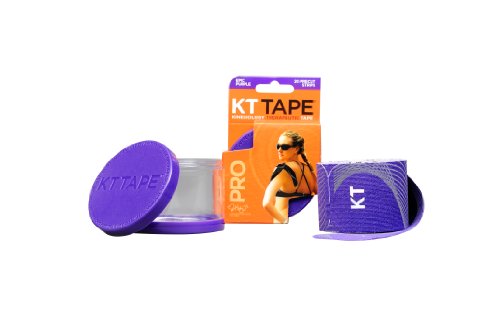 valentine KT TAPE PRO Synthetic Elastic Kinesiology 20 Pre-Cut 10-Inch Strips Therapeutic Tape Epic PurpleB006EPM8EG