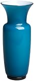 Venini Opaline 8.75-Inch Indigo Vase