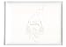 Pierre Belvedere Just Wed Guest Book, Padded Cover, White (987960)
