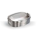 Edelstahl Vesperdose Fr�hst�cksbox Brotdose Box 18x14 cm
