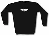 Skull With Bat Wings Logo Men's Sweat Shirt in 2 colors Small thru 3XL