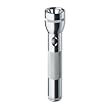 MAGLITE ST2D106 2-D Cell LED Flashlight, Silver