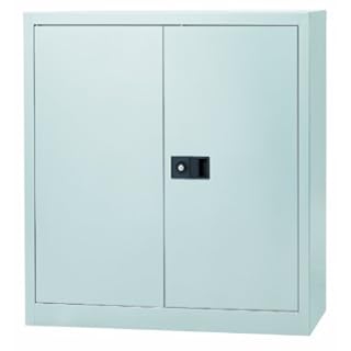BISLEY Flügeltürschrank Aktenschrank Werkzeugschrank Stahlschrank Ordnerschrank Silber