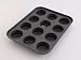 Home Bake 4001 N/S Muffin Tin 12 Cup 36x26cm