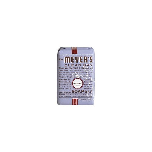 Mrs. Meyer's Clean Day Bar Soap, Lavender, 8 Ounce Bar
