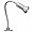 www.leseleuchte.com - Anklemmleuchte Leseleuchte Nickel matt H�he 395mm