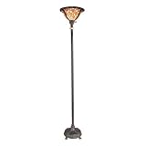 Dale Tiffany Baroque Torchiere Floor Lamp